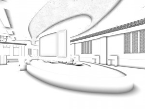 business restaurant - coffee - banquet 71 3D-Modell