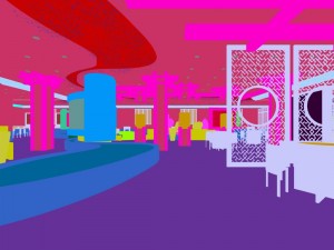 business restaurant - coffee - banquet 71 3D-Modell
