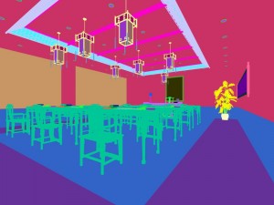 business restaurant - coffee - banquet 71 3D-Modell