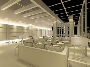 business restaurant - coffee - banquet 73 3D Модель