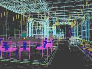 business restaurant - coffee - banquet 73 3D Модель