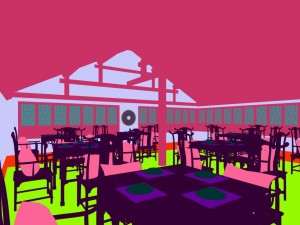 business restaurant - coffee - banquet 74 Modèle 3D
