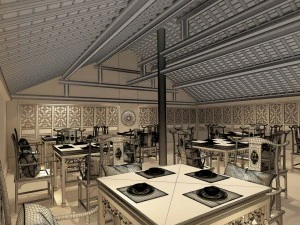 бізнес ресторан - кава - банкет 74 3D Модель