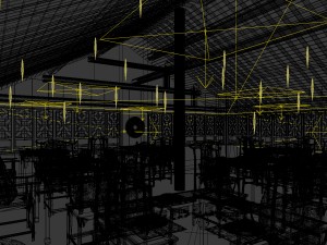 business restaurant - coffee - banquet 74 Modèle 3D