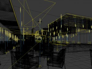business restaurant - coffee - banquet 81 3D Model