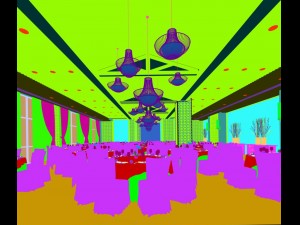business restaurant - coffee - banquet 85 3D Model