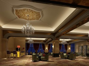 business restaurant - coffee - banquet 91 3D Model