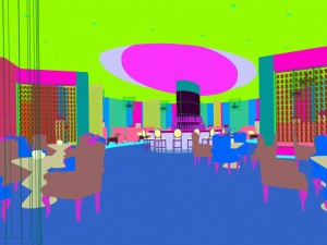 business restaurant - coffee - banquet 92 Modelo 3D