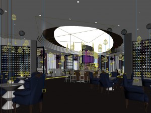 business restaurant - coffee - banquet 92 Modelo 3D