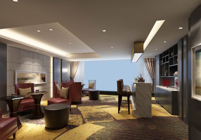 business restaurant - coffee - banquet 93 3D मॉडल .c4d .max .obj .3ds .fbx .stl .blend 