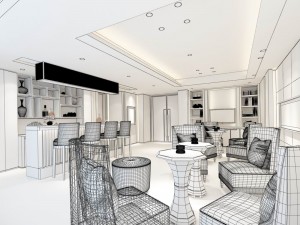 business restaurant - coffee - banquet 94 Model 3D
