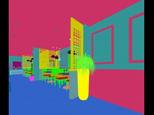 business restaurant - coffee - banquet 96 Model 3D
