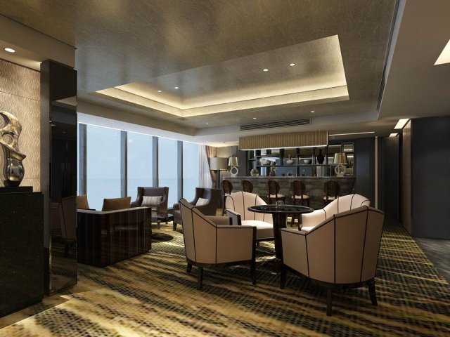 business restaurant - coffee - banquet 98 Modèle 3D .c4d .max .obj .3ds .fbx .stl .blend 