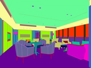 business restaurant - coffee - banquet 98 Modèle 3D