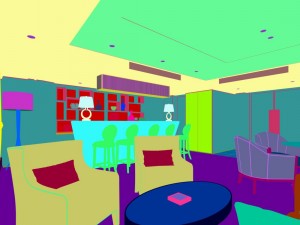 business restaurant - coffee - banquet 100 3D Model