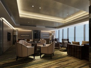 business restaurant - coffee - banquet 100 3D Model