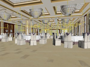 business restaurant - coffee - banquet 101 3Dモデル