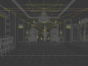 business restaurant - coffee - banquet 103 3D Model