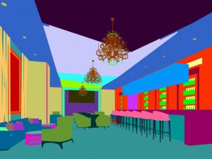 business restaurant - coffee - banquet 106 3D Model