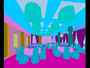 business restaurant - coffee - banquet 109 Model 3D