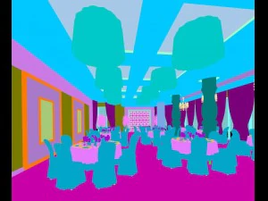 business restaurant - coffee - banquet 109 3D Model
