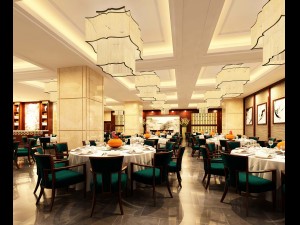 business restaurant - coffee - banquet 110 3D Model