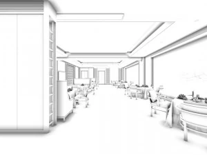 business restaurant - coffee - banquet 112 3D Model