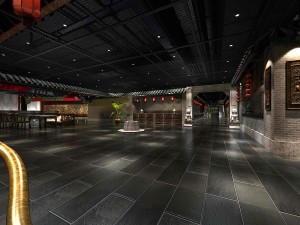 business restaurant - coffee - banquet 114 Modèle 3D