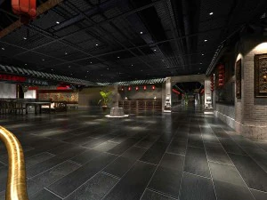 business restaurant - coffee - banquet 114 3D Model