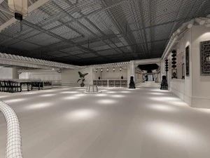 business restaurant - coffee - banquet 116 3D Model