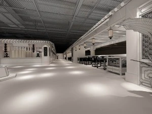 business restaurant - coffee - banquet 116 3D Model