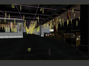 business restaurant - coffee - banquet 116 3D Model