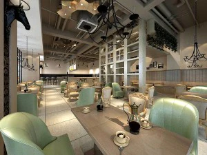 business restaurant - coffee - banquet 117 3D Model