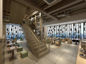 business restaurant - coffee - banquet 117 3D Model