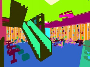 business restaurant - coffee - banquet 117 Modèle 3D