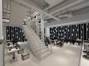 business restaurant - coffee - banquet 117 3D Model