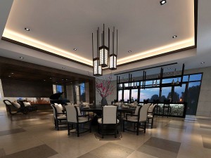 business restaurant - coffee - banquet 119 3D Model