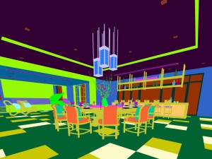 business restaurant - coffee - banquet 119 Modelo 3D