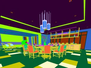 business restaurant - coffee - banquet 119 3D Model