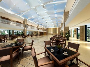 business restaurant - coffee - banquet 120 3D Model