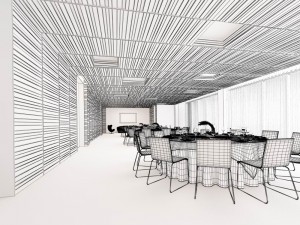 business restaurant - coffee - banquet 121 3D Model