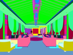 business restaurant - coffee - banquet 122 3D-Modell