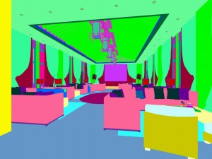business restaurant - coffee - banquet 122 3D-Modell