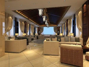 ビジネスレストラン - コーヒー - 宴会 123 3Dモデル