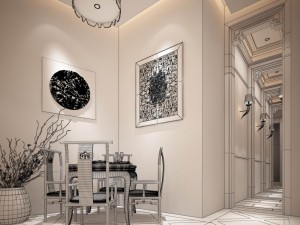 business restaurant - coffee - banquet 125 Modello 3D