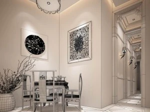 business restaurant - coffee - banquet 125 3D Model