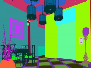 business restaurant - coffee - banquet 125 Modello 3D