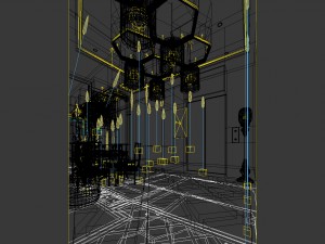 business restaurant - coffee - banquet 125 Modello 3D