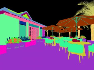 business restaurant - coffee - banquet 127 3D Model