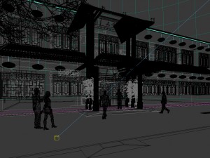 business restaurant - coffee - banquet 129 Modelo 3D